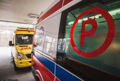 Koronawirus w Polsce? Oczekiwanie i dezynfekcja w szpitalu w Nowym Sączu