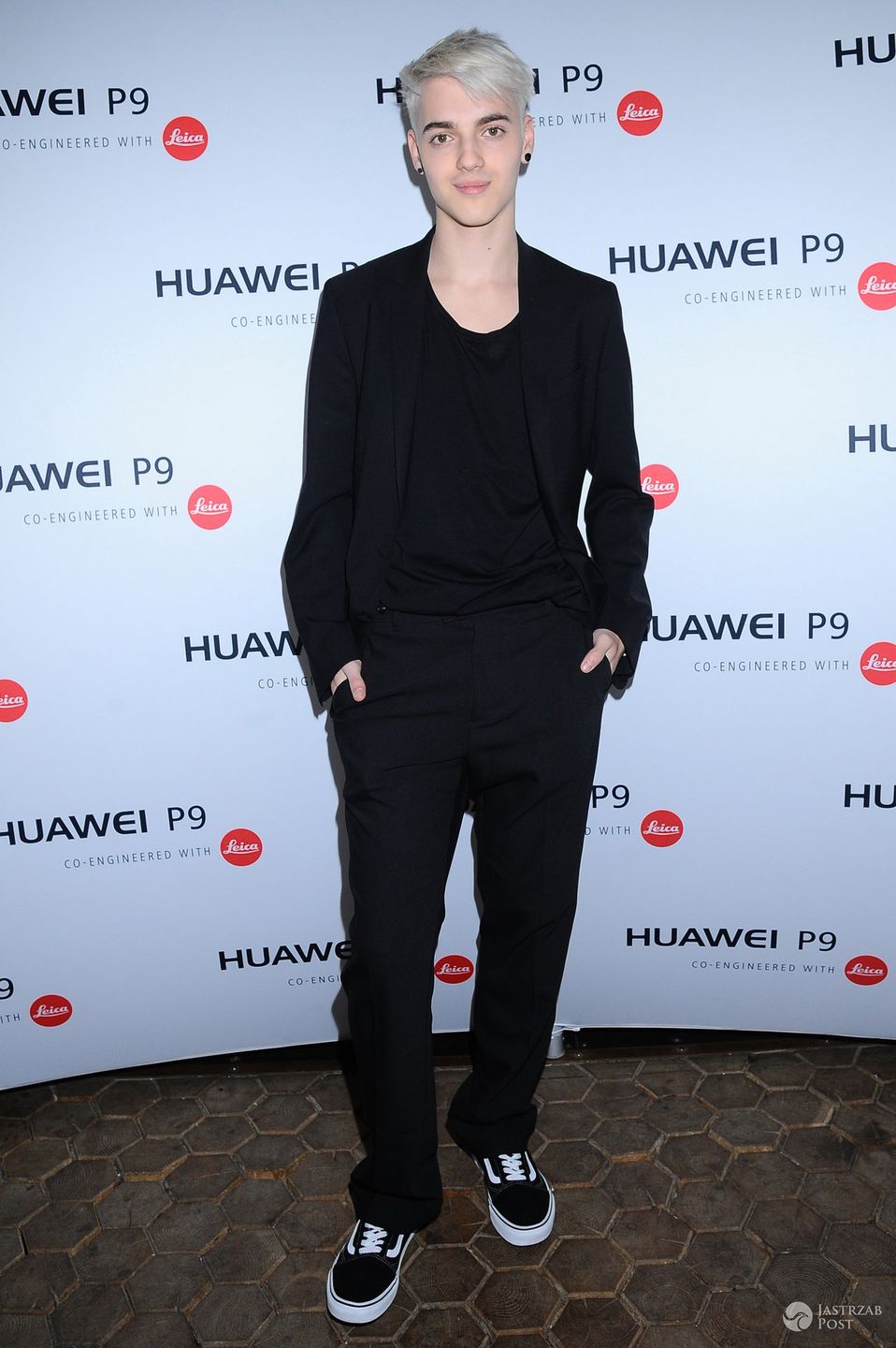 Radek Pestka na premierze Huawei P9