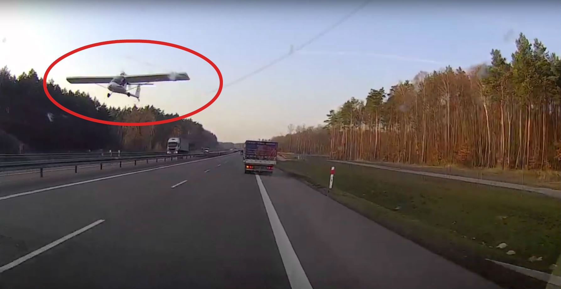 Niebezpiecznym przelotem awionetki na S3 zajmie się policja