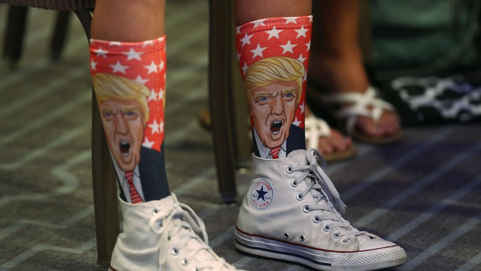 Skarpetki z wizerunkiem Trumpa to nie nowość w Stanach Zjednoczonych