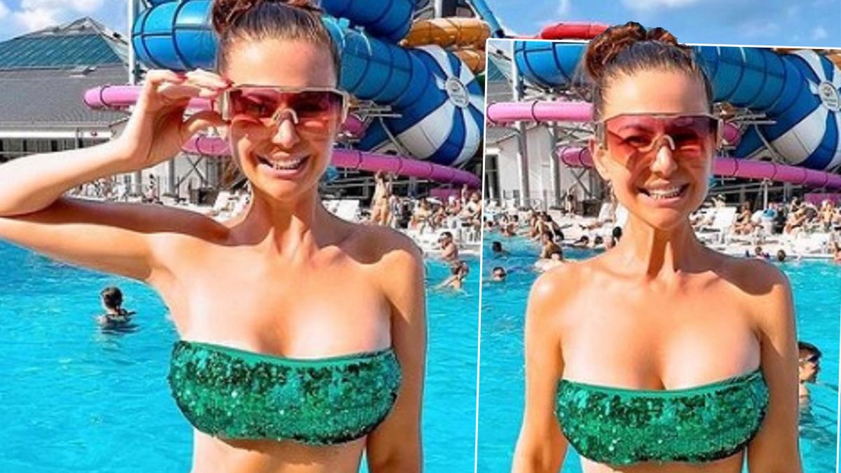 Maja Rutkowski eksponuje talię osy w skąpym bikini. Pokazała swój największy kompleks. Odważnie!