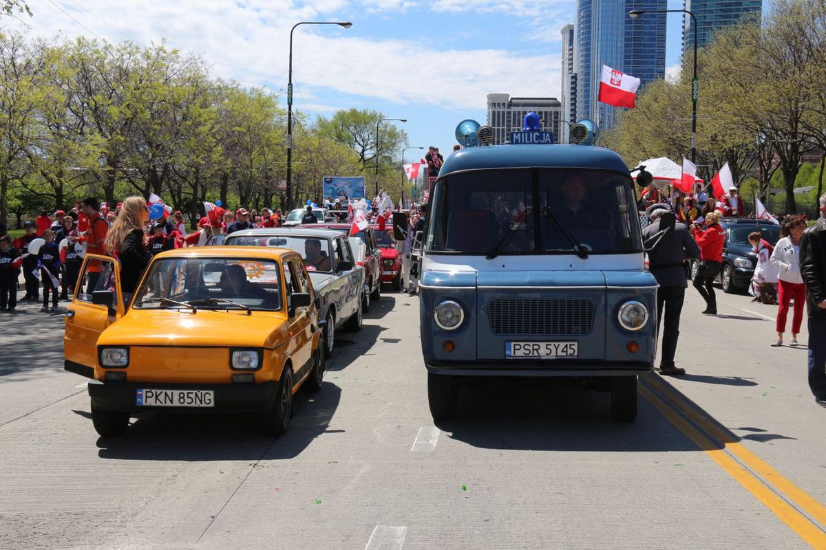 Polskie auta podbiły centrum Chicago 