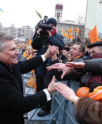 "Juszczenko ma szanse, by wykorzystać entuzjazm Ukraińców"