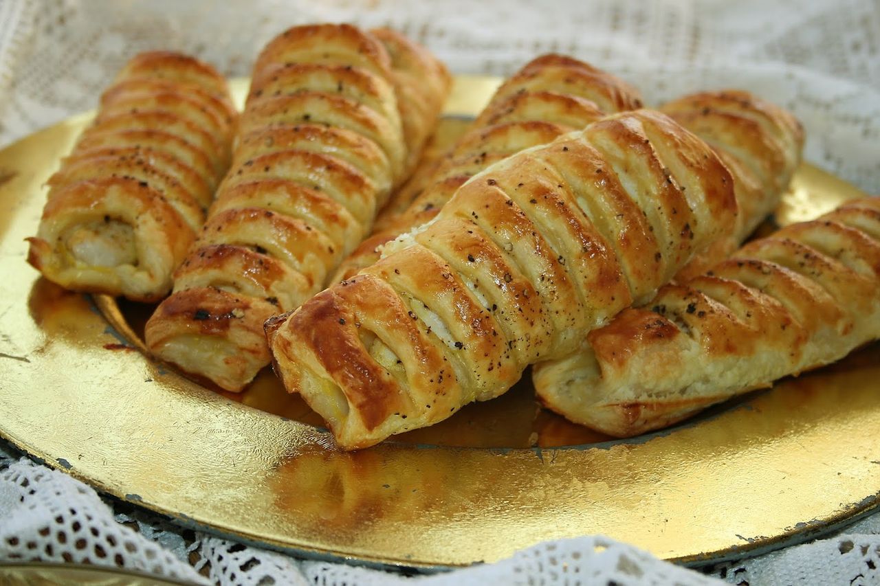 Polędwiczki z kurczaka w cieście francuskim