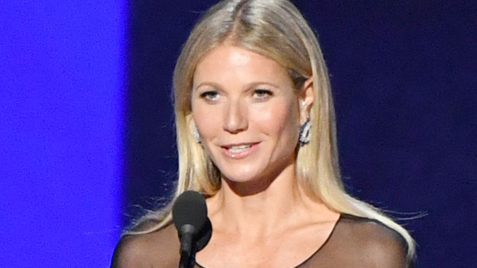 Gwyneth Paltrow na scenie podczas rozdania nagród Emmy