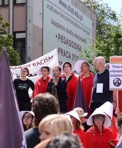 "Witamy panie prezydencie" vs "Ty seksisto". Starcia zwolenników i przeciwników Trumpa w Warszawie