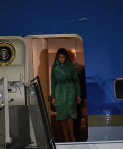 Melania Trump już w Polsce! Zobaczcie jej pierwszą stylizację