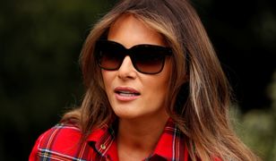 Melania Trump we flanelowej koszuli sadzi warzywa i pieli ogródek Białego Domu