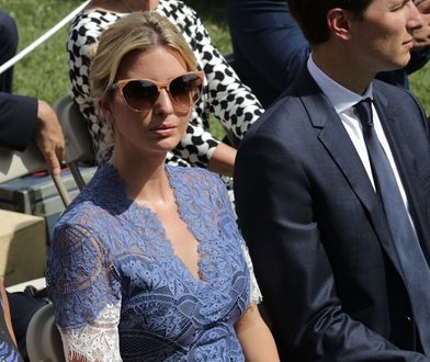 Ivanka Trump w koronkowej kreacji, która zachwyciła świat mody