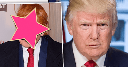 Znany aktor przyszedł na Orły 2017 w przebraniu... Donalda Trumpa! Tak wręczył nagrodę w jednej z kategorii!