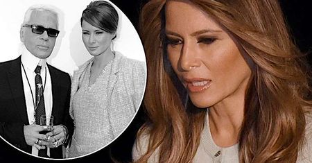 Melania Trump wyjęła z szafy prawdziwą perłę. Pokazała kreację, którą specjalnie dla niej stworzył Karl Lagerfeld