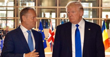 Jak Donald z Donaldem. Tusk spotkał się z prezydentem USA