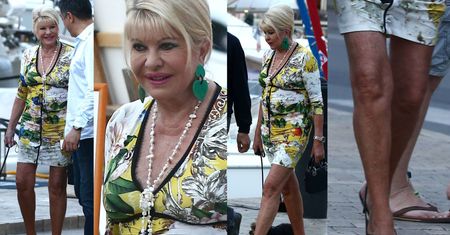 Ivana Trump kusi w mini!