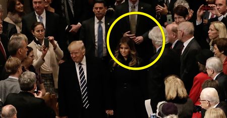 Ochroniarz Trumpa ma sztuczne ręce