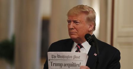 Impeachment prezydenta USA zakończony. Donald Trump komentuje proces