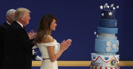 Nawet tort splagiatował. Kolejna wpadka Trumpa