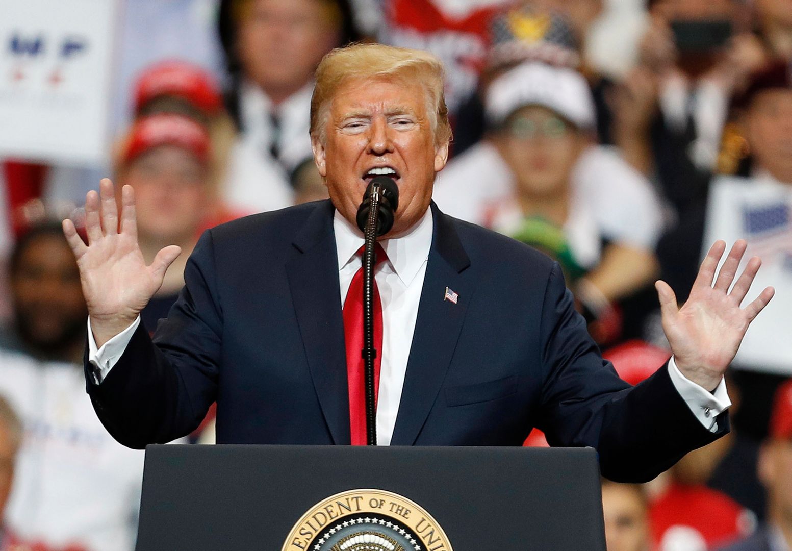 Donald Trump mocno zaangażował się w kampanię wyborczą