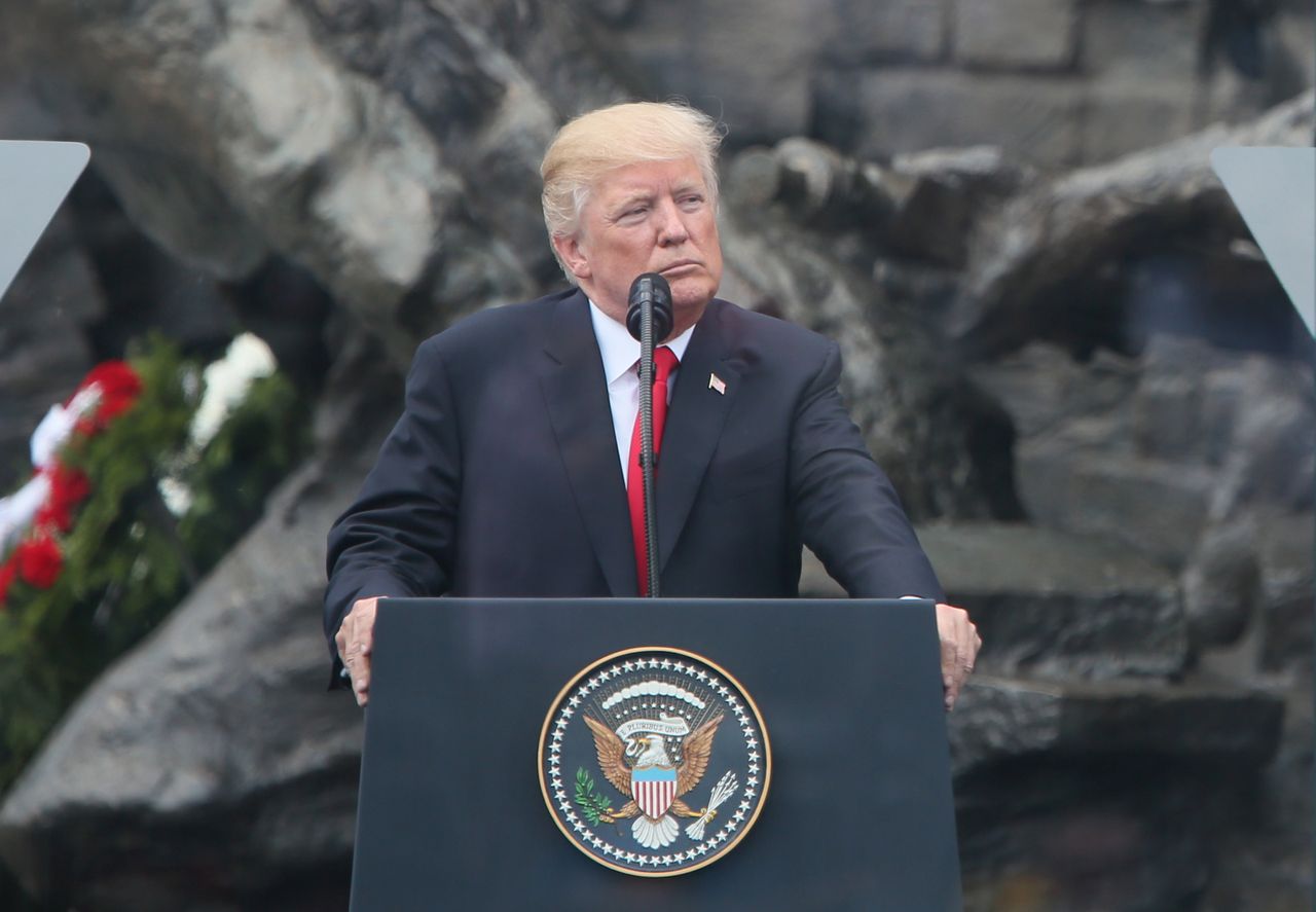 Donald Trump przemówił do tłumów. "Dzięki wartościom Polska zatriumfowała"