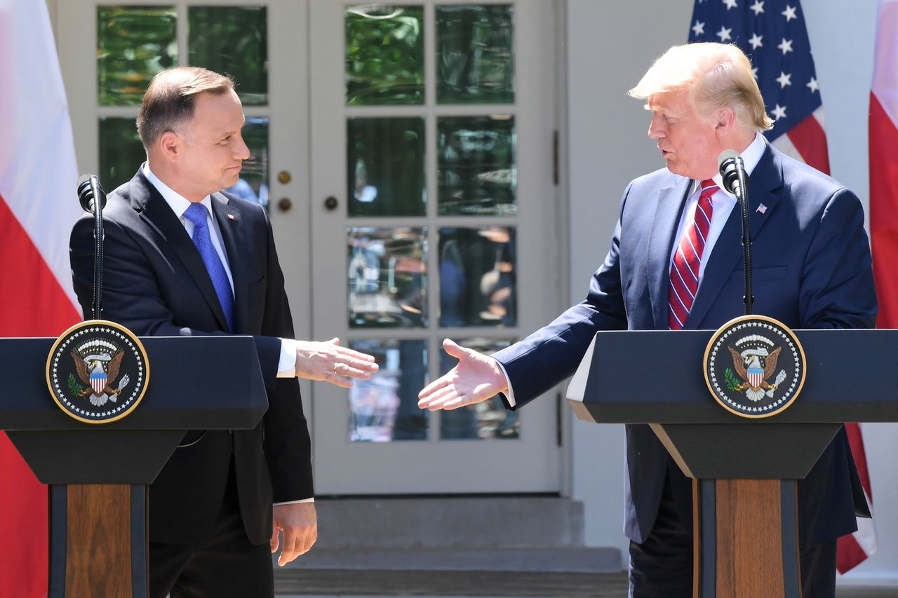 Andrzej Duda o "Fort Trump". "To była strategia negocjacyjna"