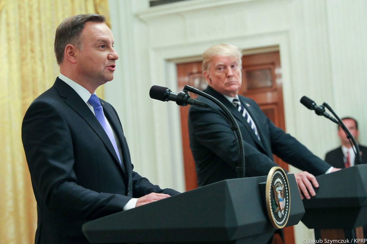 Duda oblał test z lojalności. Na konferencji z Trumpem pokazał, że UE to dla niego "wyimaginowana wspólnota"