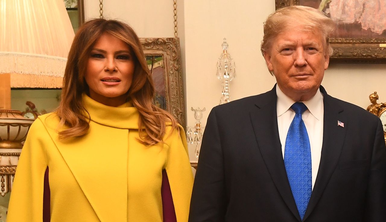 Szczyt NATO w Londynie. Melania Trump i Donald Trump zostali przyjęci przez księcia Karola