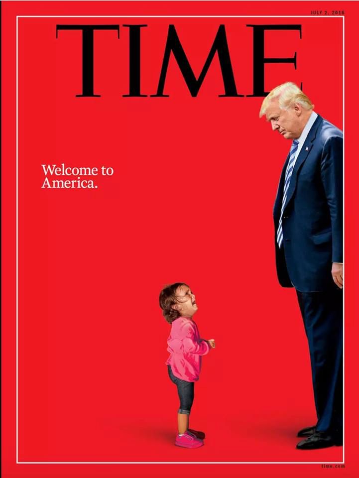 Donald Trump kontra mała migrantka. Wymowna okładka Time'a