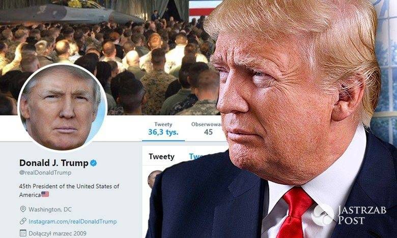 Konto Donalda Trumpa zostało usunięte z Twittera