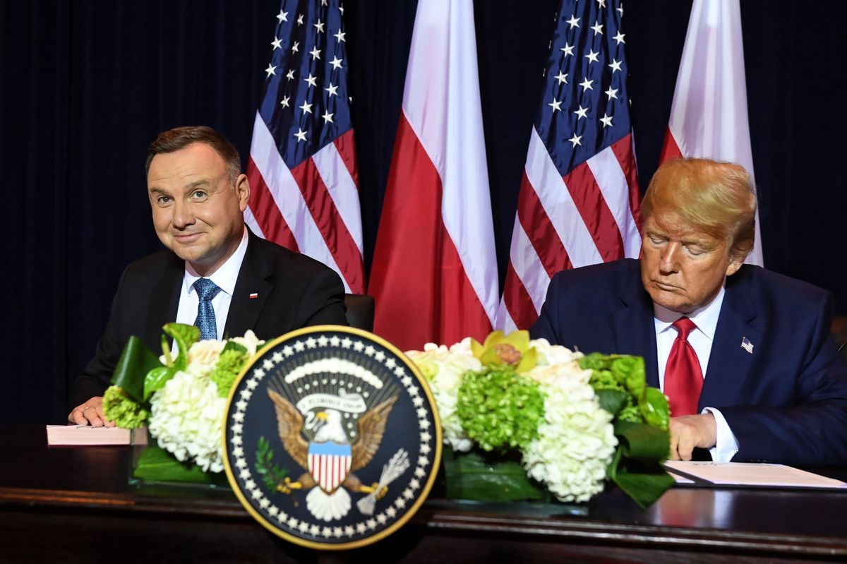 Andrzej Duda i Donald Trump podpisali wspólną deklarację na temat pogłębiania współpracy obronnej