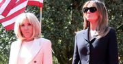 Melania Trump obok Brigitte Macron. Klasyczna elegancja