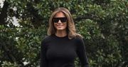 Melania Trump jest już w drodze do Polski. Jej podróżna stylizacja to klasyka!
