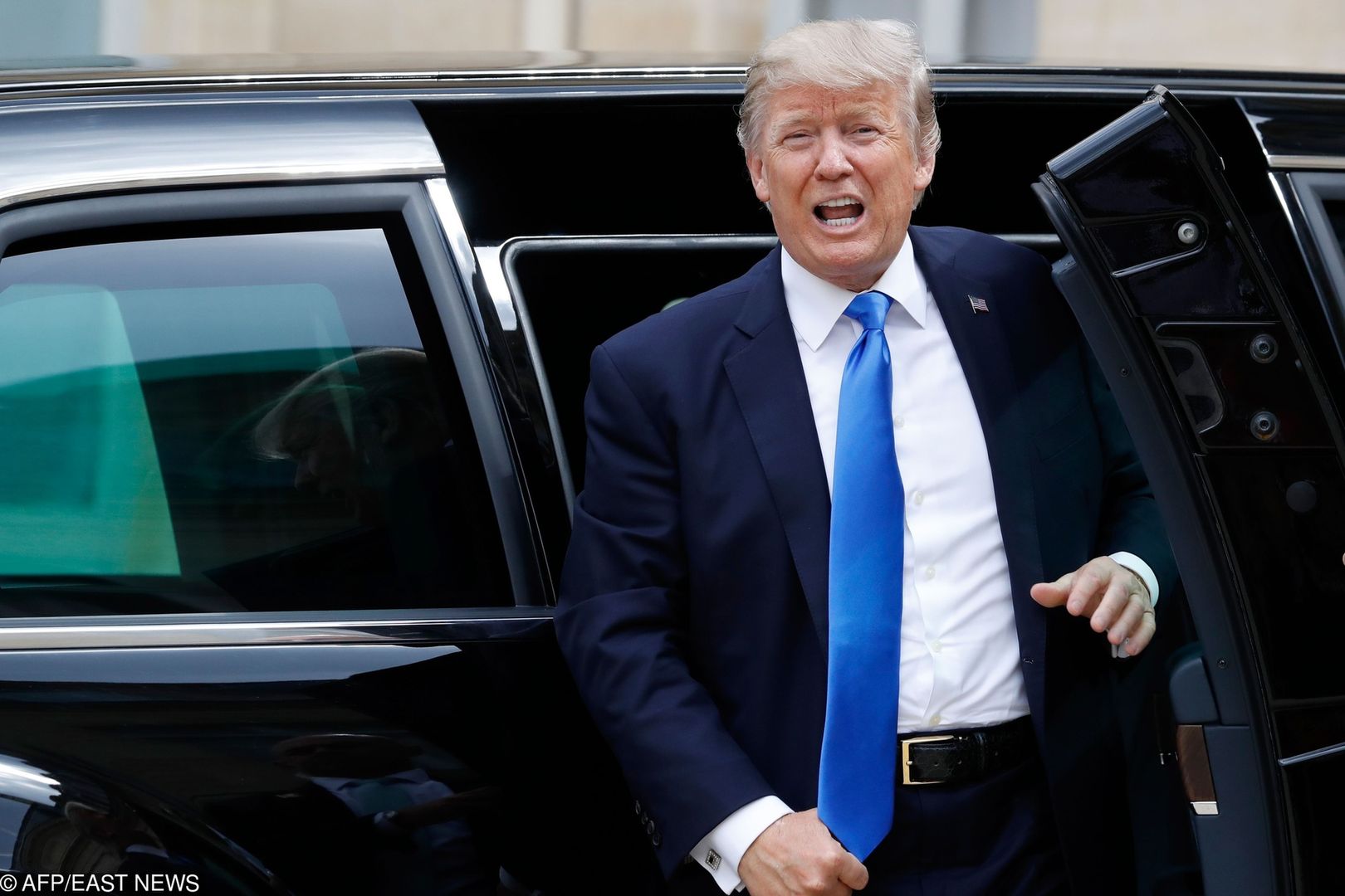 Donald Trump nie ucierpiał w incydencie