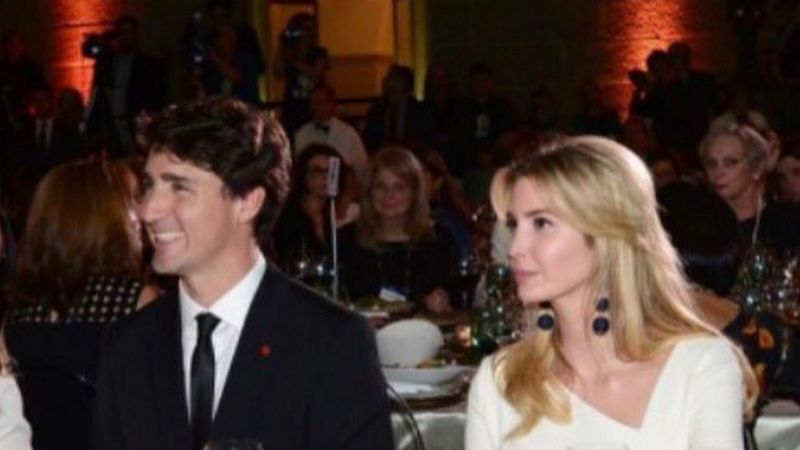 Ivanka Trump pochwaliła się zdjęciem z Justinem Trudeau na Instagramie. 
