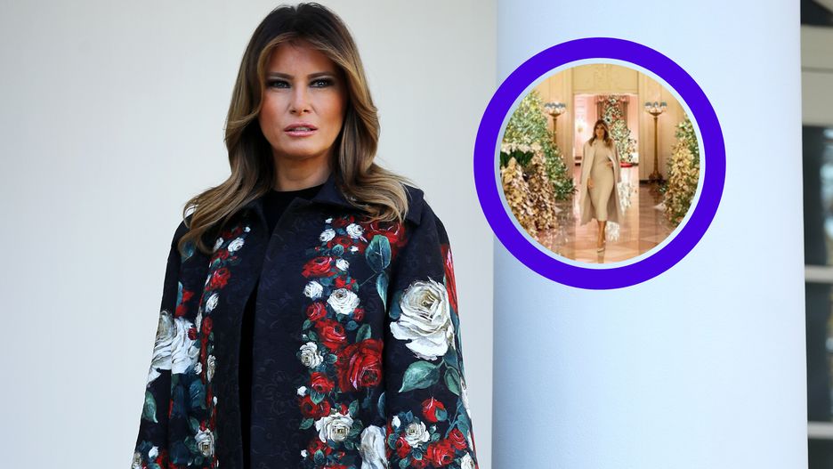 Melania Trump pokazała świąteczne ozdoby