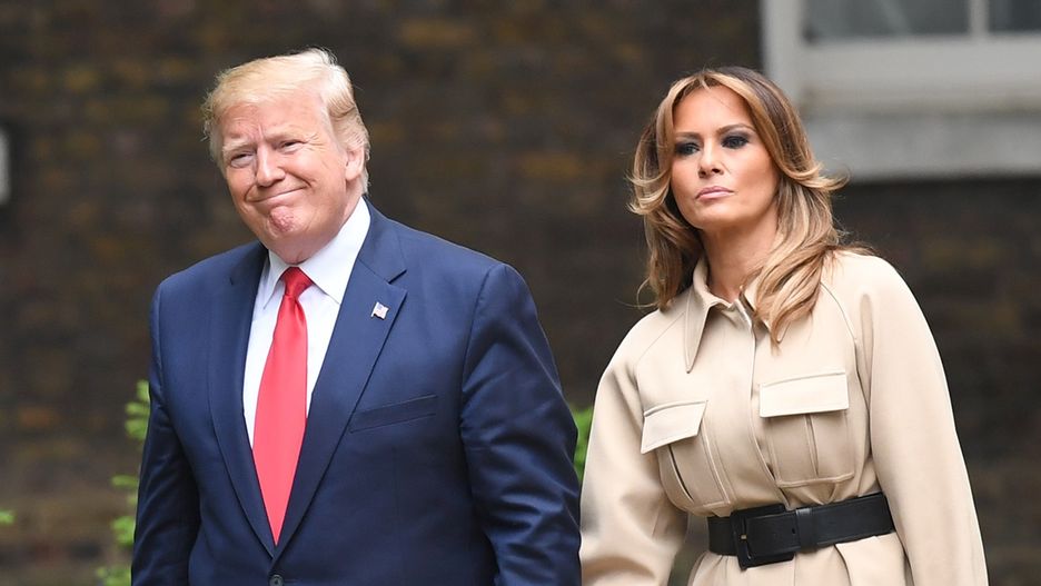 Melania Trump postawiła na stonowane kolory