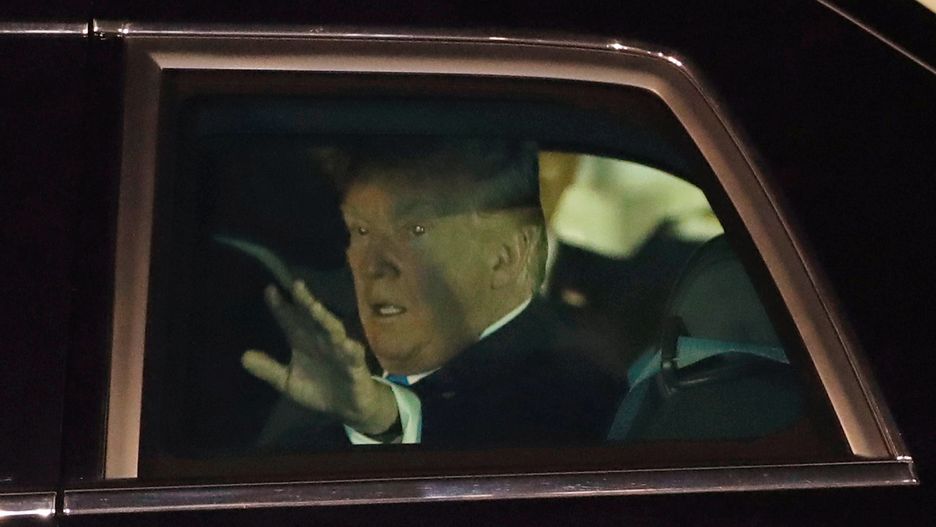 Donald Trump podczas szczytu Kim Dzong Unem w Singapurze jeździ pancerną "Bestią"