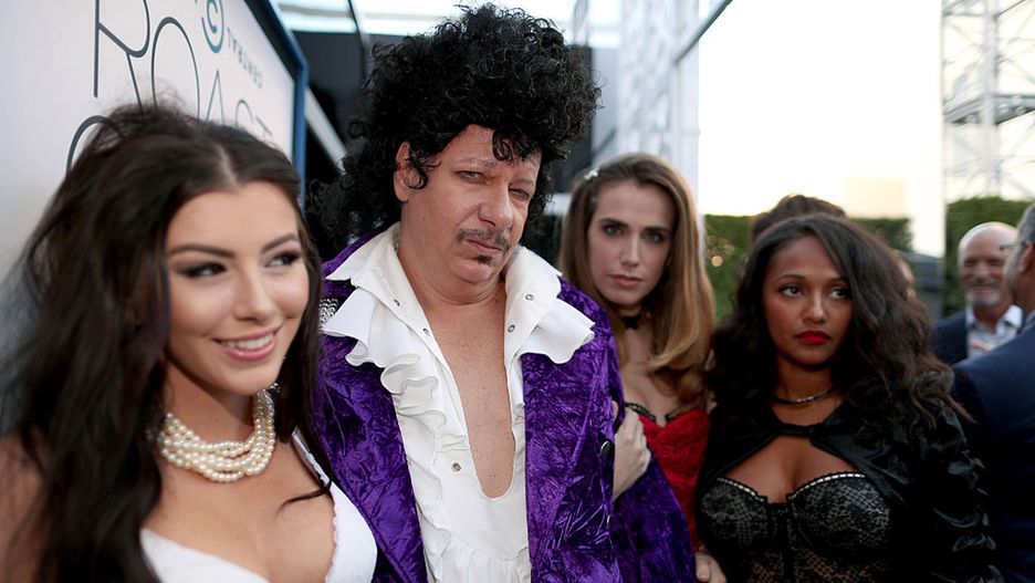 Jeff Ross w przebraniu Prince'a
