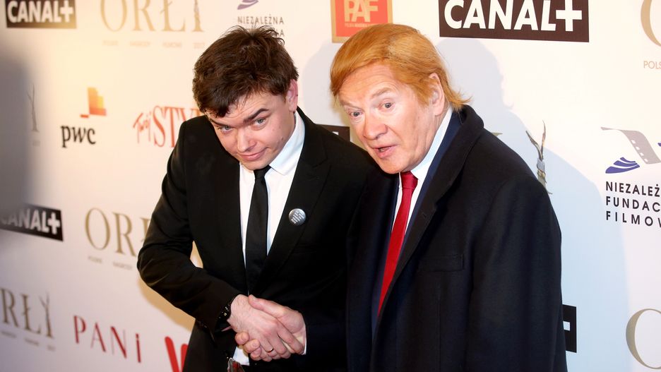 Jan P. Matuszyński i Andrzej Seweryn jako Donald Trump