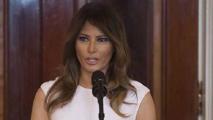 Melania Trump spotkała się w Białym Domu z żonami gubernatorów.