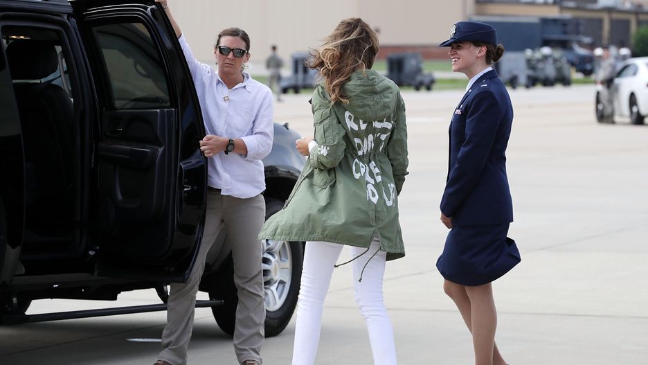 Melania Trump w drodze do Teksasu