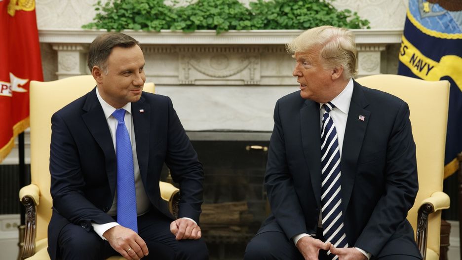 Andrzej Duda i Donald Trump w Białym Domu