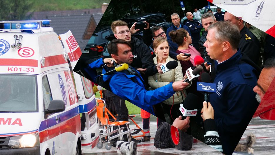 Tatry. Giewont. 4 osoby nie żyją po gwałtownej burzy 