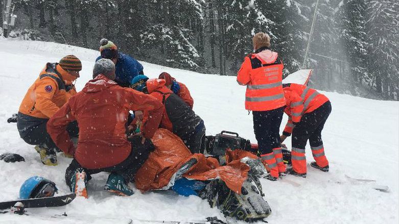 Akcja ratownicza w słowackich Tatrach