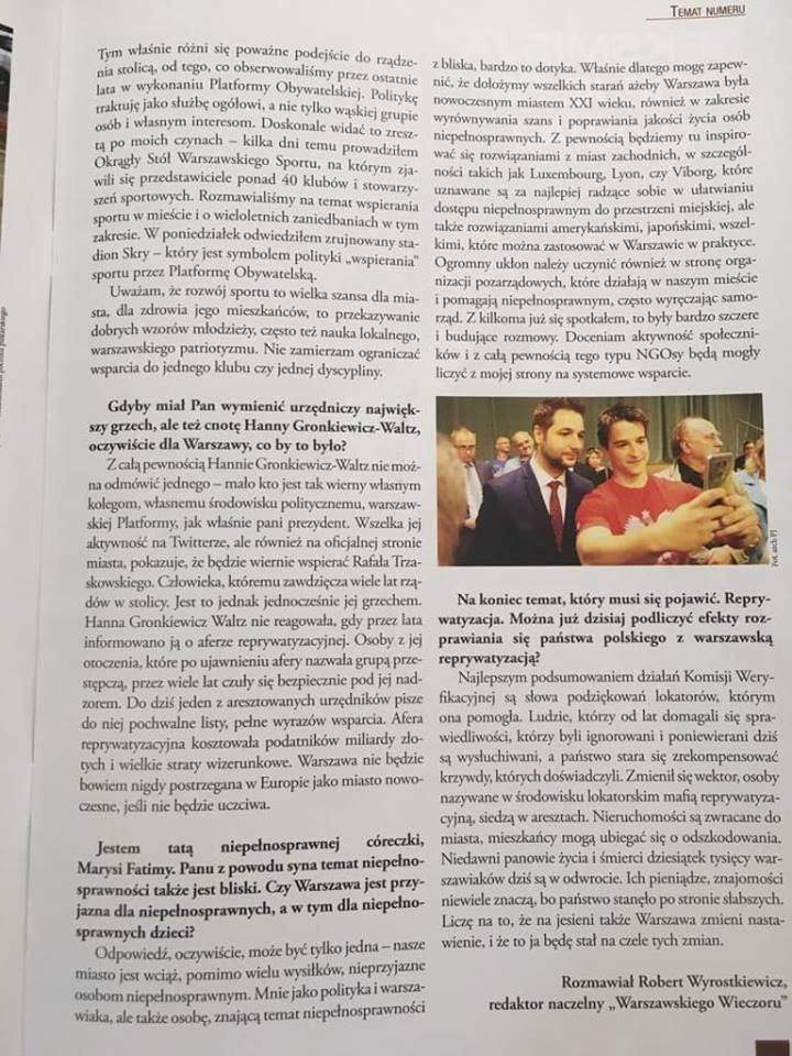 Fragment wywiadu z Patrykiem Jakim 