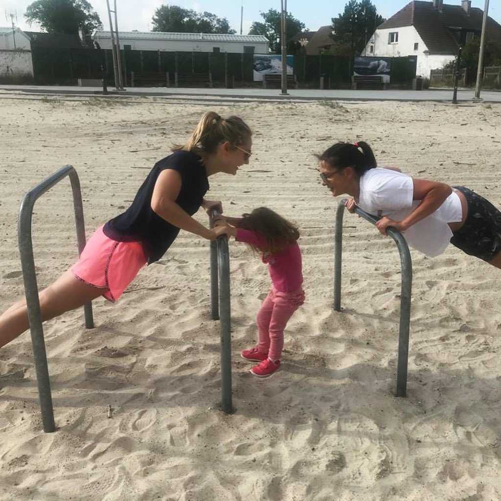 Małgorzata Socha trening na świeżym powietrzu