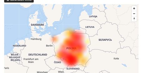 Przerwy w dostawie internetu w Polsce. Mapy pokazują skale problemu