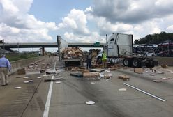 Zablokowana autostrada. Winna była pizza