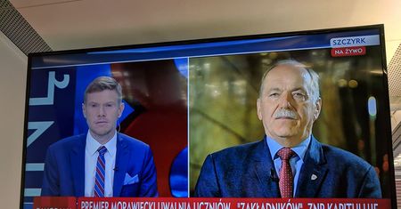 Strajk nauczycieli 2019. Zdumiewająca belka TVP Info