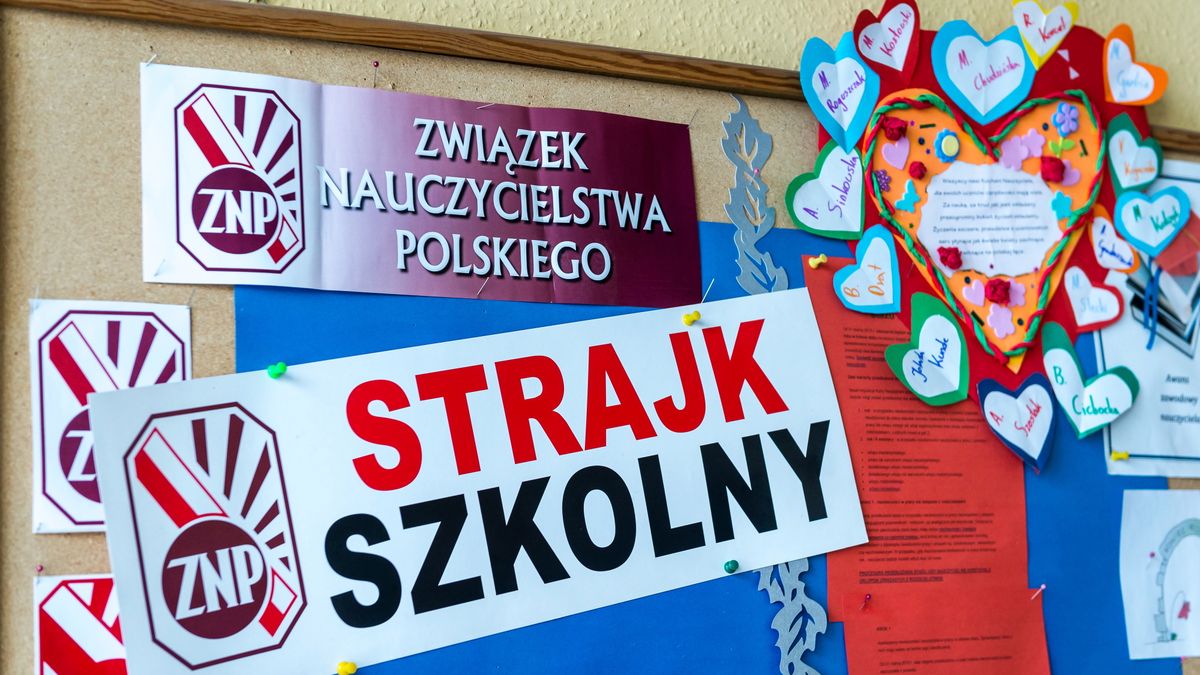 Szykująca się do strajku szkoła w Łodzi
