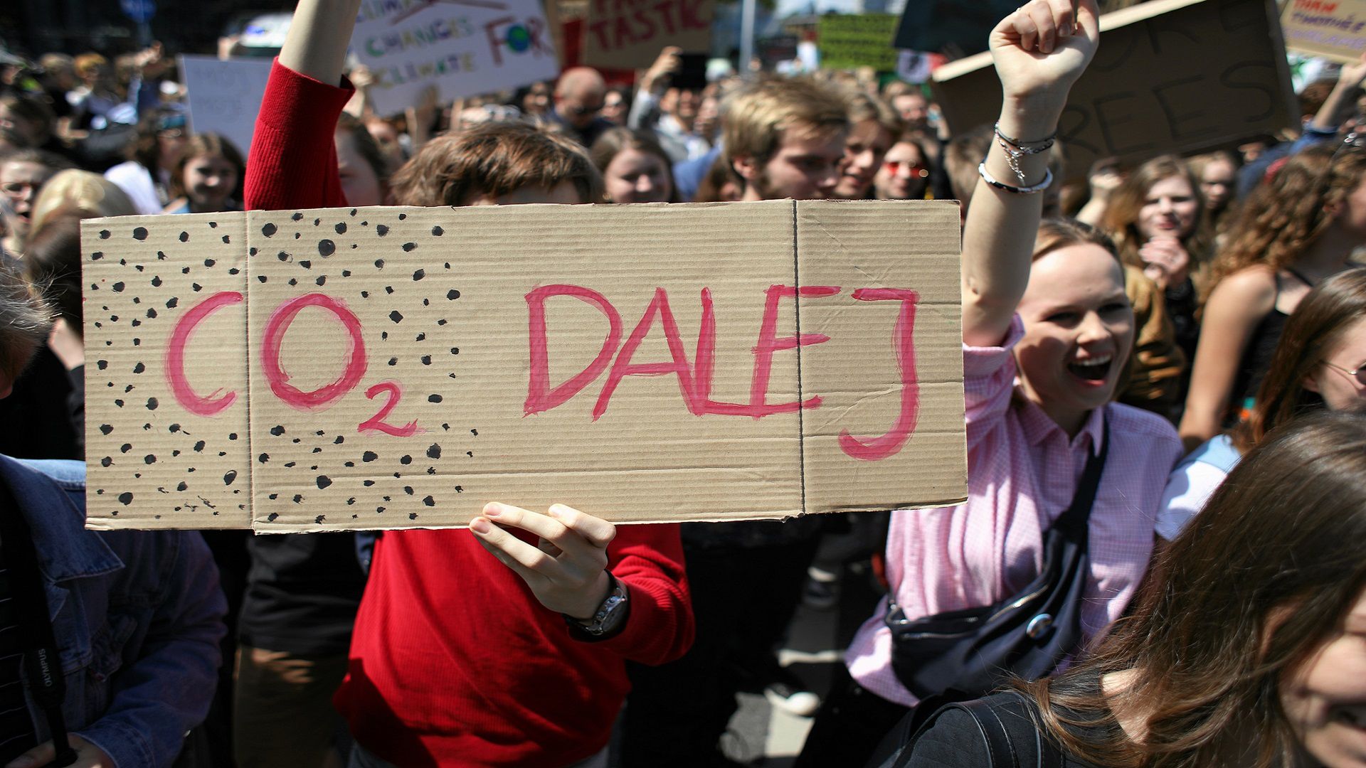 Młodzieżowy Strajk Klimatyczny w Warszawie.