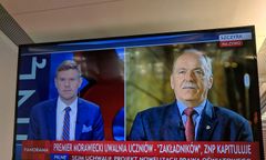 Strajk nauczycieli 2019. Zdumiewająca belka TVP Info